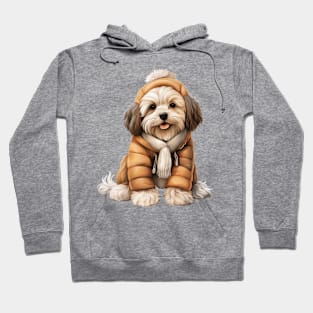 Winter Havanese Dog Hoodie